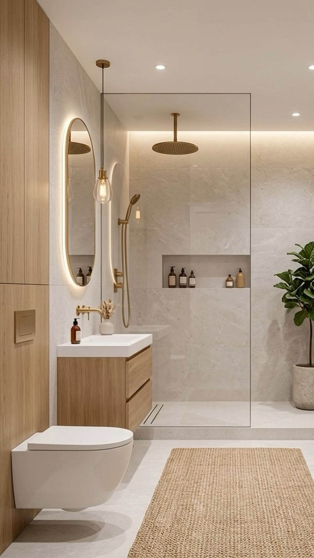 Modern bathroom interior — Purely Green clean