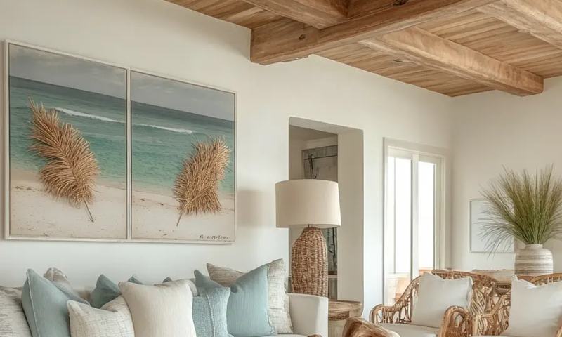 Clean modern home interior